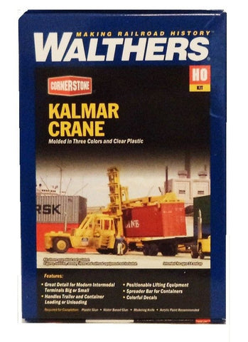 HO Scale Walthers Cornerstone 933-3109 Kalmar Intermodal Container Crane Kit