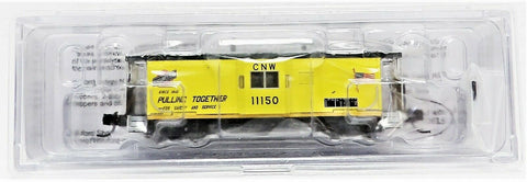 N Scale Bluford Shops 43041 Chicago & North Western 11150 Bay Window Caboose