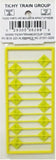 HO Scale Tichy Train Group 8299 Firehouse and Low Vehicle Warning Signs (12) pcs