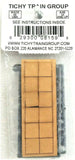 HO Scale Tichy Train Group 8159 Two 6/6 Double Hung Single Unit Window pkg (6)