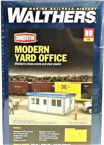 HO Scale Walthers Cornerstone 933-4078 Modern Yard Office Building Kit