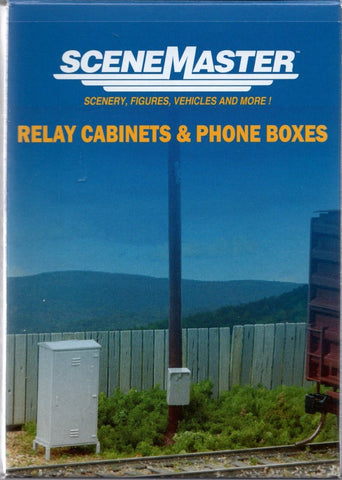 HO Scale Walthers SceneMaster 949-4154 Relay Cabinets and Phone Boxes