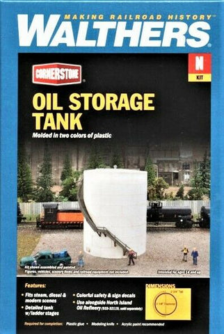 N Scale Walthers Cornerstone 933-3893 Oil Storage Tank Kit