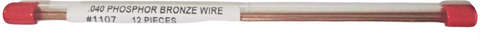 HO Scale Tichy Train Group 1107 Phosphor-Bronze .040 Wire 8" Long pkg (12)