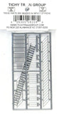 HO Scale Tichy Train Group 8208 Stairs, Platform & Railings Set