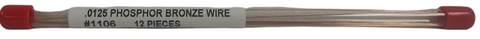 HO Scale Tichy Train Group 1106 Phosphor-Bronze .0125 Wire 8" Long pkg (12)