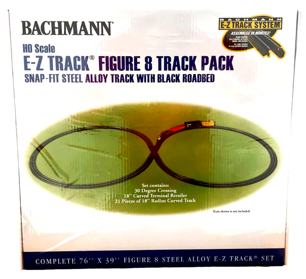 Steel Alloy E-Z TRACK® Over-Under Figure 8 Track Pack (HO Scale