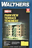 N Scale Walthers Cornerstone 933-3263 Parkview Terrace Background Building Kit