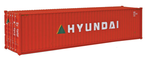 HO Scale Walthers SceneMaster 949-8253 Hyundai 40' Hi-Cube Corrugated Container