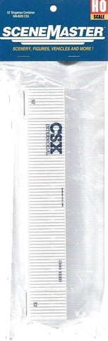 HO Scale Walthers SceneMaster 949-8520 CSX 53' White Singamas Container