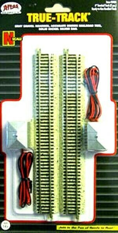 N Scale Atlas True Track 2406 Code 65 6" Terminal Track w/Equipment Shed pkg (2)