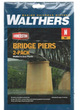 N Scale Walthers Cornerstone 933-3880 Bridge Pier 2-Pack