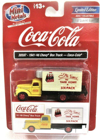 HO Classic Metal Works 30597 Coca-Cola Chevrolet 1941-1946 Reefer Delivery Truck