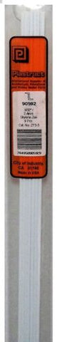 Plastruct 90592 ZFS-3 Styrene Zee Profile Bar,3/32" (9) pcs