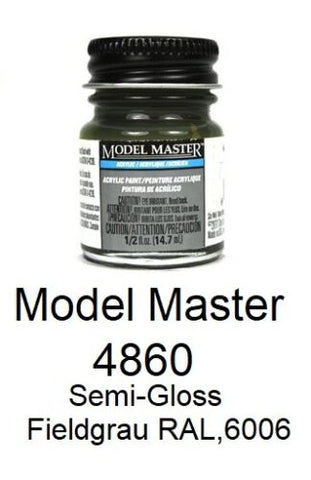 Model Master 4860 Fieldgrau RAL 6006 1/2 oz Acrylic Paint Bottle