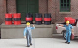 HO Scale Walthers SceneMaster 949-4152 Oil Drums Set (24) pcs