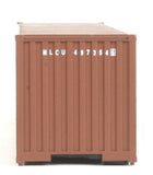 HO Scale Walthers SceneMaster 949-8154 XTRA International MLCU 40' Corrugated Container