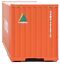 HO Scale Walthers SceneMaster 949-8207 Hyundai 40' Hi-Cube Corrugated Container w/Flat Roof