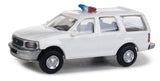 HO Scale Walthers SceneMaster 949-12044 White Police Ford Expedition