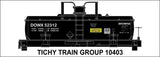 HO Scale Tichy Train 10403 Dow Chemical Bromine Tank Car Decal Set