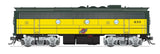 HO Scale Broadway 9695 Chicago and North Western 400, 410 EMD F7 A-Unpowered B Set - Standard DC - Stealth
