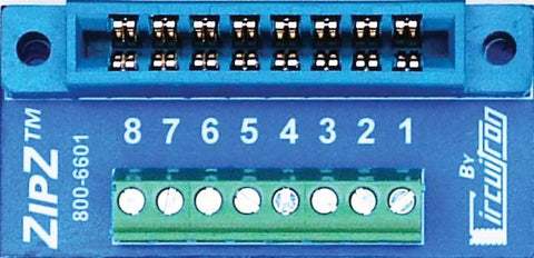 N/HO/O Scale Circuitron 800-6606 ZipZ Solderless Connection System 6-Pack