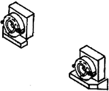 HO Scale Details DL-243 West Ditch Lights With Platforms & Lenses