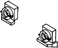 HO Scale Details DL-243 West Ditch Lights With Platforms & Lenses