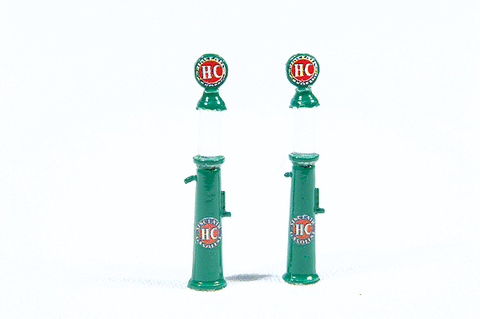 HO JL Innovative Design 936 Sinclair Custom Gravity-Feed Gas Pump Kit (2) pcs
