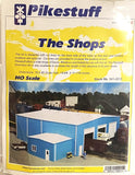 HO Scale Pikestuff 628-0015 The Shops w/Add-On Office Kit