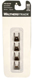 HO Scale Walthers 948-83109 Rust Brown Assembled Track Bumper pkg (4)