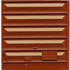 HO Scale Kadee 2247 9' Pullman Standard Boxcar Red Doors Low Tack Board (2) pr
