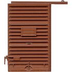 HO Scale Kadee 2201 6' Youngstown Boxcar Doors High Tack Board Boxcar Red (2)pr