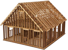 HO Scale Walthers Cornerstone 933-4157 House Under Construction Building Kit