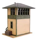 HO Scale Walthers Cornerstone 933-3556 Trackside Signal Tower Building Kit