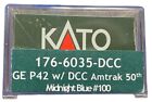 N Scale Kato 176-6035-DCC Amtrak 100 "Midnight Blue" 50th Anniversary P42