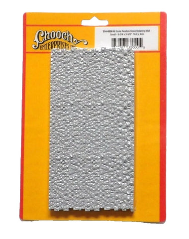 HO Scale Chooch 214-8300 Small Random Stone Retaining Wall