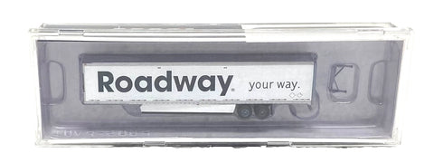 N Scale Trainworx 45384-07 Roadway Hyundai 53' Dry Van Semi Trailer w/Skirts