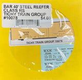 HO Scale Tichy Train 10078 Bangor & Aroostook BAR 40' Steel Ice Reefer Decal Set