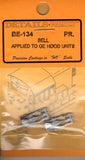 HO Scale Details West BE-134 Bell Applied to GE Hood Units