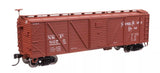 HO Walthers 910-40724 Nickle Plate NKP 8075 40' Single Sheathed Boxcar