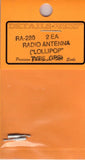 HO Scale Details West RA-280 2 Ea. Radio Antenna "Lollipop" Type GPS