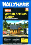 HO Scale Walthers Cornerstone 933-3555 Victoria Springs Station Building Kit