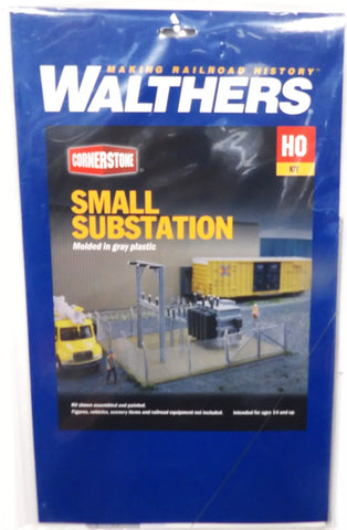 HO Scale Walthers Cornerstone 933-4175 Small Electrical Substation Kit