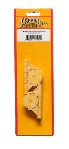 HO Scale Chooch 7246 Heavy Cable Spool Freight Cat Load