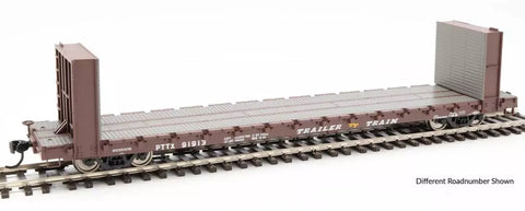 HO Scale Walthers 910-5848 Trailer Train PTTX 91976 60' PS Bulkhead Flatcar