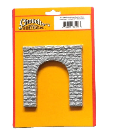 HO Scale Chooch 8340 Single-Track Cut Stone Tunnel Portal