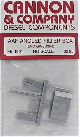 HO Scale Cannon & Company FB-1901 AAF Angled Paper Air Filter Hatch