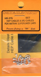 HO Scale Details West HE-379 HEP Cables & MU Cables for Amtrak Superliner Cars