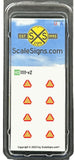 HO Scale ScaleSigns.com 1111v2 Farm Slow Moving Vehicle Triangle Sign (8) pcs